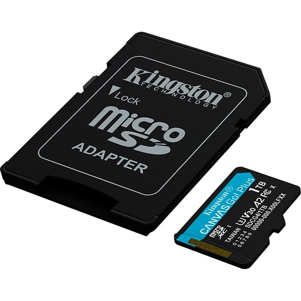 Cartão de memória micro SD 1TB Canvas GP c/adap SDCG4 Kingston BT 1 UN