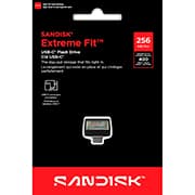 Pen Drive 256GB USB-C, Extreme Fit, Preto, SDCZ530, SanDisk - BT 1 UN