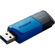 Pen Drive 64GB USB 3.2, Exodia, Preto e Azul, DTXM/64GB, Kingston - BT 1 UN