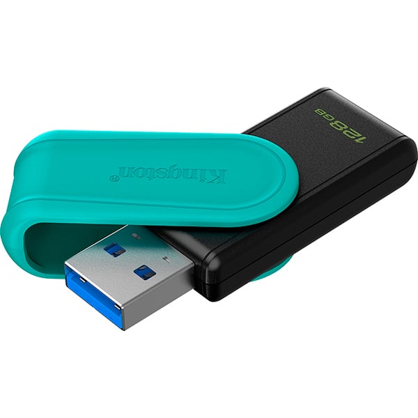 Pen Drive 128GB USB 3.2, Exodia, Preto e Turquesa, DTXS/128GB, Kingston - BT 1 UN Pen Drive 128GB USB 3.2, Exodia, Preto e Turquesa, DTXS/128GB, Kingston - BT 1 UN