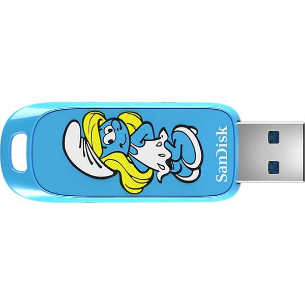 Pen Drive 256GB, USB 3.2, Smurfette, SDCZISG4, SanDisk - BT 1 UN