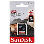 Cartão de Memória SD 64gb, Classe 10 Ultra, SDHC UHS-I, SanDisk - BT 1 UN