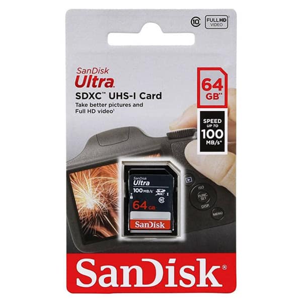 Cartão de Memória SD 64gb, Classe 10 Ultra, SDHC UHS-I, SanDisk - BT 1 UN
