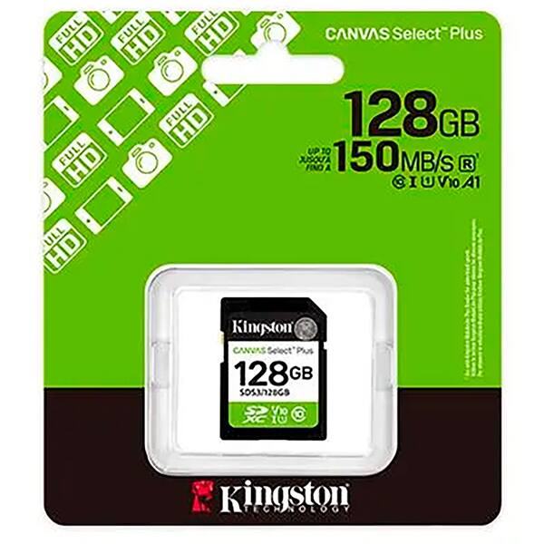 Cartão de memória SD 128gb Classe 10 SDS3/128GB Kingston BT 1 UN