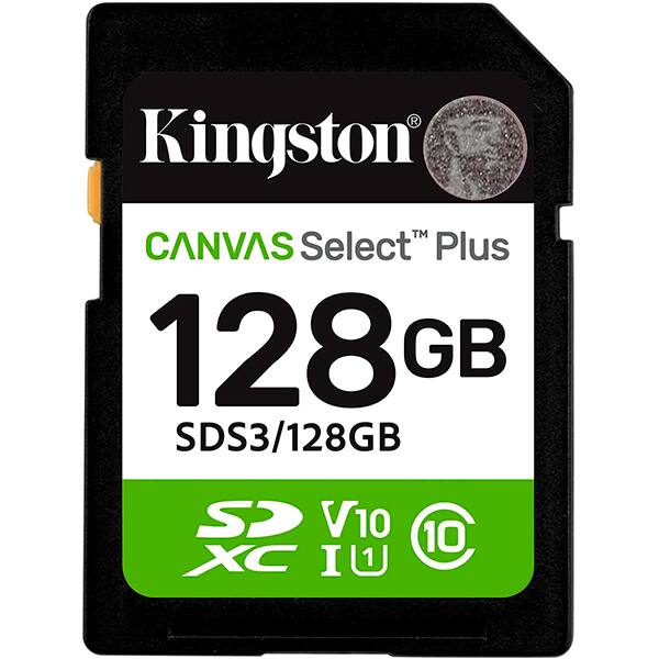 Cartão de memória SD 128gb Classe 10 SDS3/128GB Kingston BT 1 UN