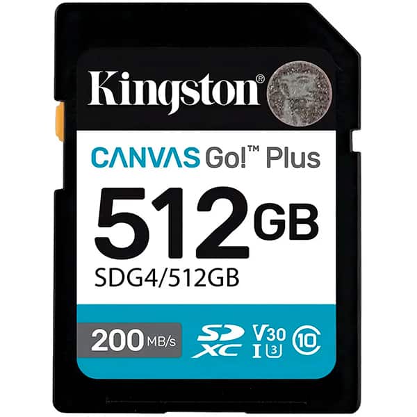 Cartão de memória SD 512gb Classe 10 SDG4/512GB Kingston BT 1 UN