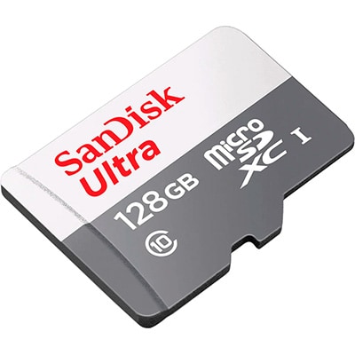 Cartão de memória micro SD 128GB Ultra classe 10 SDSQUNR SanDisk BT 1 UN