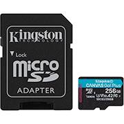 Cartão de memória micro SD 256GB Go Plus c/adap. SDCG3 Kingston BT 1 UN