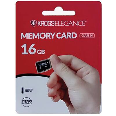 Cartão de memória micro SD,16GB, UHS1, Classe 10, KE-MCS16, Kross - BT 1 UN