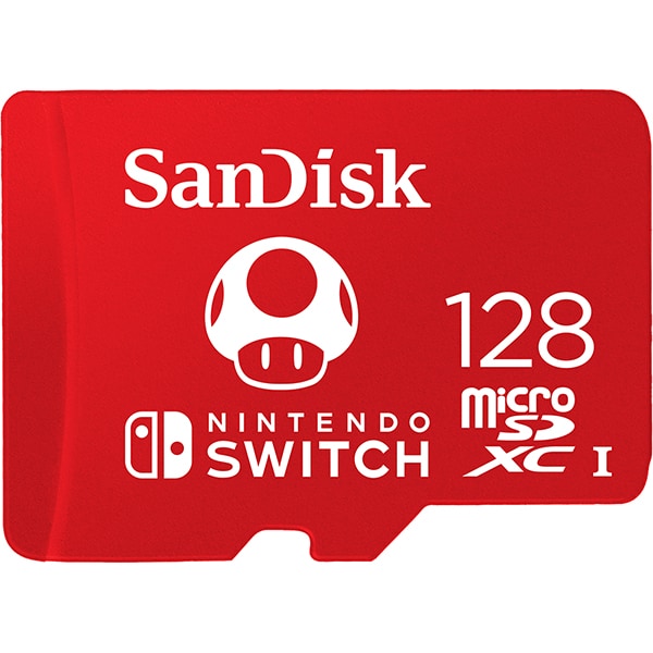 Cartão de memória micro SD para Nintendo Switch, 128GB, SDSQXAO, SanDisk - BT 1 UN