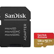 Cartão de memória micro SD 128GB Extreme c/adap. SDSQXAA SanDisk BT 1 UN