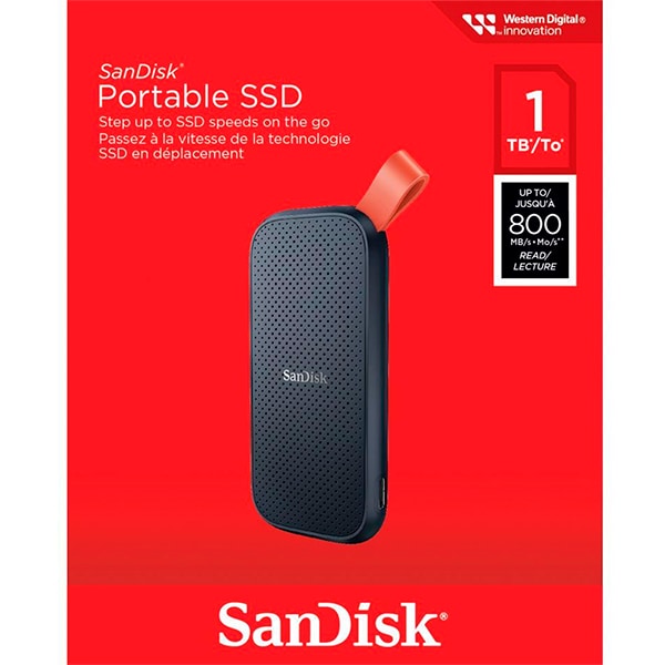 SSD externo portátil 1TB, Grafite, SDSSDE30, SanDisk - CX 1 UN