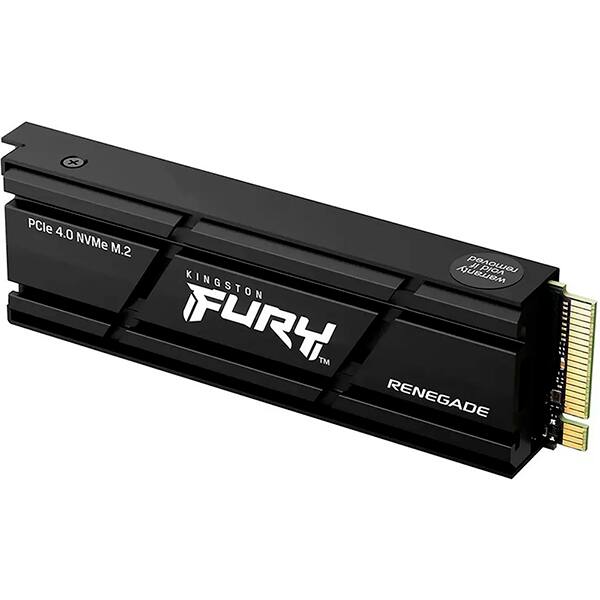 SSD 1 TB Fury Renegade M.2 2280 PCIe  4.0 NVMe, Leitura 7300MB/s Gravação 6000MB/S, SFYRSK/100, Kingston - BT 1 UN