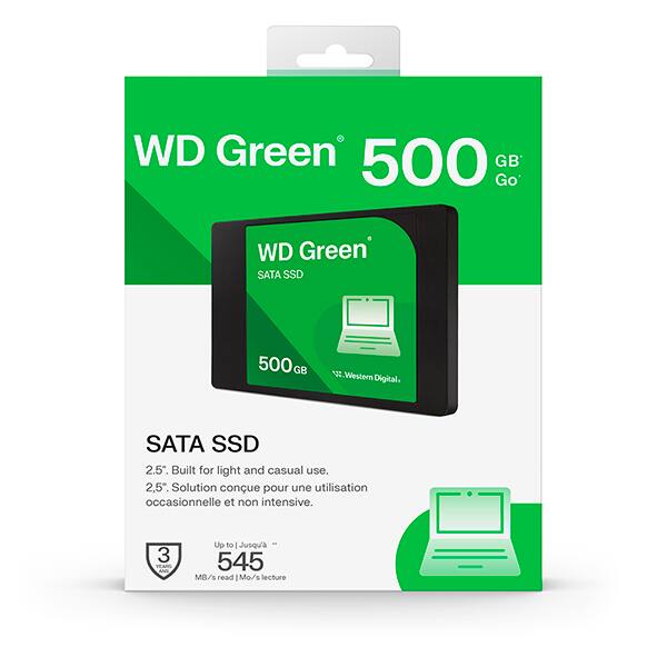 SSD 500GB Wd Green Sata 3 2.5 WDS500G5G0 Western Digital CX 1 UN SSD 500GB Wd Green Sata 3 2.5 WDS500G5G0 Western Digital CX 1 UN