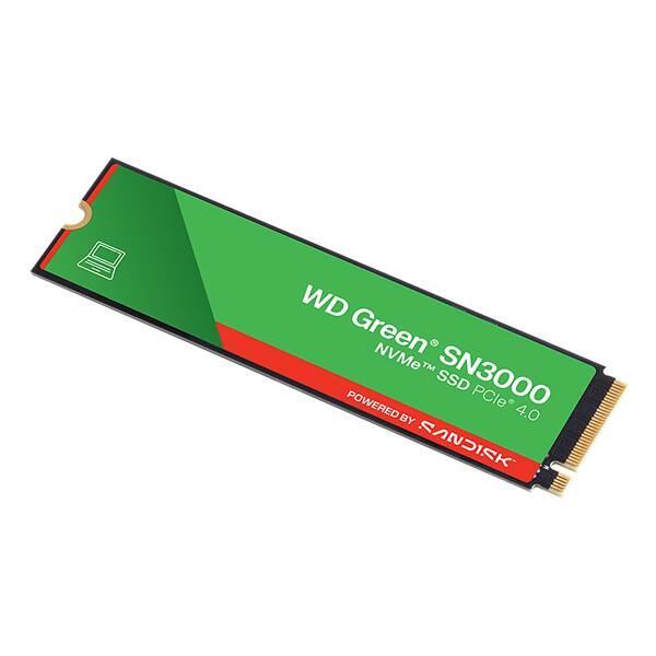SSD 1TB WD Green, SN3000, M.2 2280 PCIe Gen 4 NVMe, Leitura 5000MB/s Gravação 4200MB/s - 100T4G0E, Western Digital - CX 1 UN