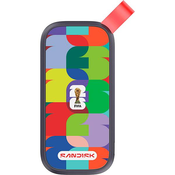 SSD externo portátil 1TB, USB, Fifa World Cup 2026, SDSSDE30F-1T00-G25, SanDisk - CX 1 UN