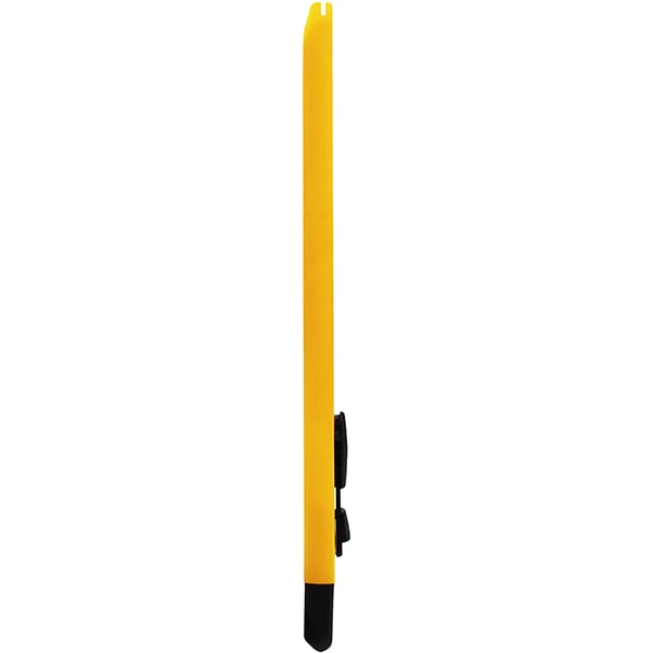 Estilete estreito em plástico, Lâmina de 9mm, Amarelo, X5, Spiral - BT 1 UN