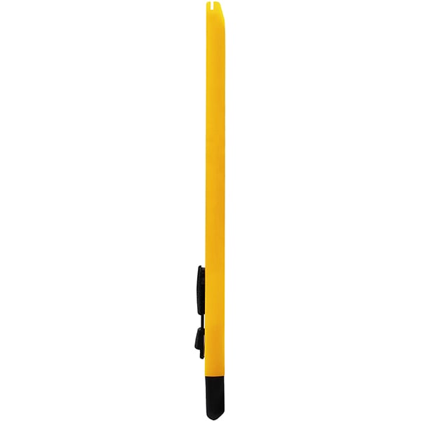 Estilete estreito em plástico, Lâmina de 9mm, Amarelo, X5, Spiral - BT 1 UN