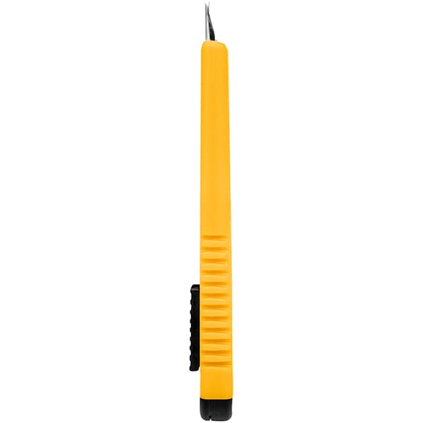 Estilete estreito em plástico com alça, Lâmina de 9mm, Amarelo, X91-1, Spiral - BT 1 UN