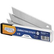 Lâmina estilete largo 18mmx100mm LM1801 Brw BT 10 UN Lâmina estilete largo 18mmx100mm LM1801 Brw BT 10 UN