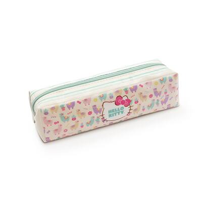 Estojo Escolar PVC Hello Kitty, K1901, Spiral - PT 1 UN