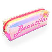 Estojo Escolar TPU Rosa Beautiful, 6435, Spiral - PT 1 UN