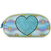 Estojo Escolar Duplo Poliéster UP4YOU Slime, EI34254UP 0200, Luxcel - PT 1 UN