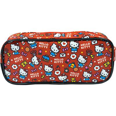 Estojo Escolar Hello Kitty em Poliéster Xeryus - PT 1 UN