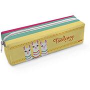 Estojo escolar poliéster, Tendency Lhama, K2231, Spiral Ten - PT 1 UN