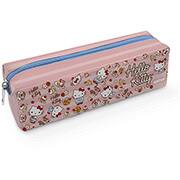 Estojo escolar poliéster, Hello Kitty, K2219, Spiral Hki - PT 1 UN
