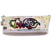 Estojo escolar, PU, Music, Lilás, A2415, Spiral - PT 1 UN