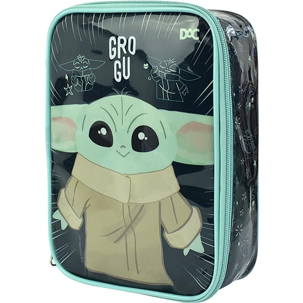 Estojo escolar em pvc, Star Wars, Grogu, 4661, DAC - PT 1 UN