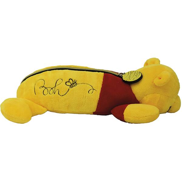 Estojo escolar em pelúcia Fluffy, Ursinho Pooh ,4781, DAC - PT 1 UN