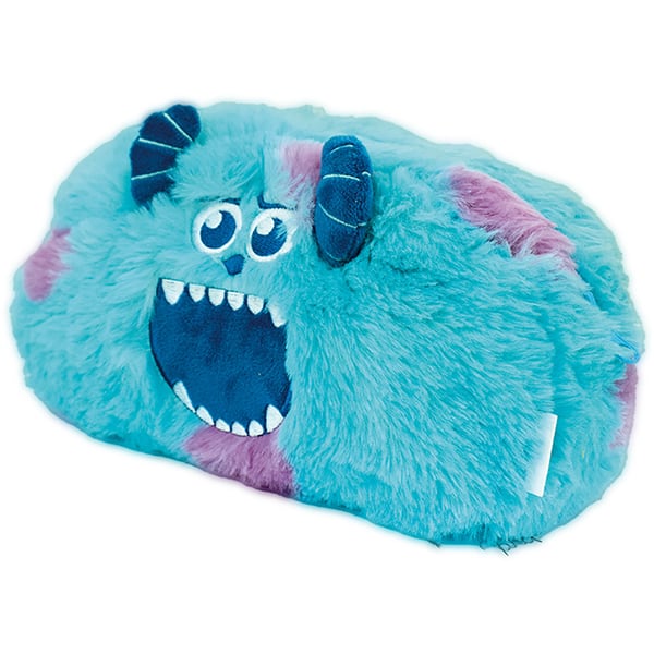 Estojo escolar em pelúcia dupla face Fluffy, Monstros SA, 4780, DAC - PT 1 UN