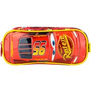 Estojo escolar duplo em poliéster, Carros, 14916, Xeryus - PT 1 UN