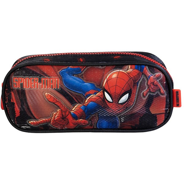 Estojo escolar em poliéster, Spider-Man, 14945, Xeryus - PT 1 UN