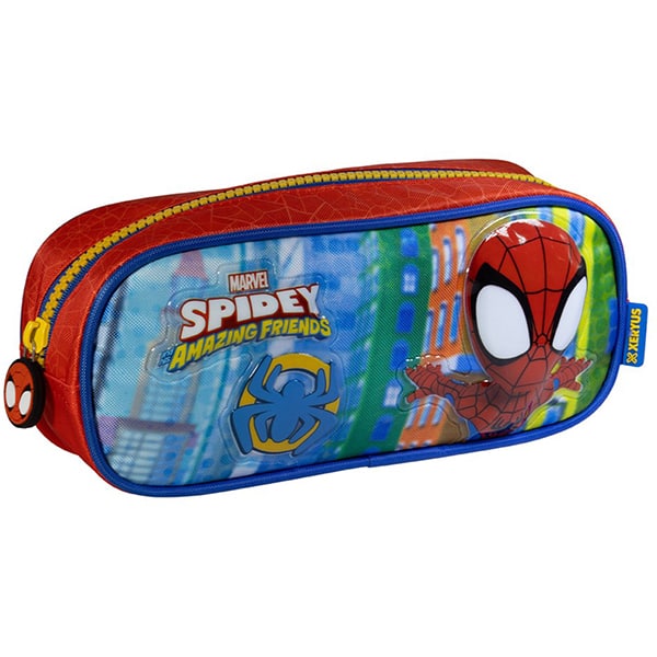 Estojo escolar em poliéster, Spidey, 15015, Xeryus - PT 1 UN