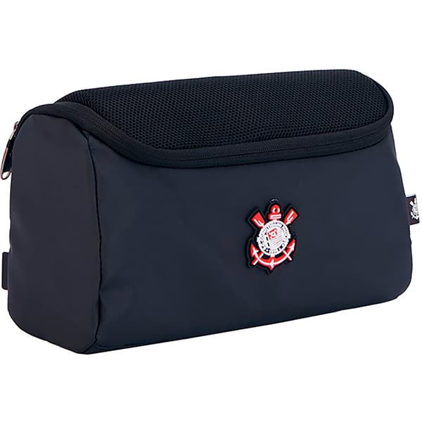 Estojo escolar em poliéster, Corinthians, 16428, Xeryus - PT 1 UN