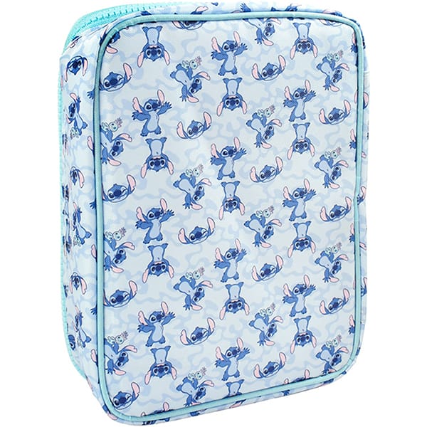 Estojo escolar em pvc Stitch Disney Azul 4800 DAC - PT 1 UN