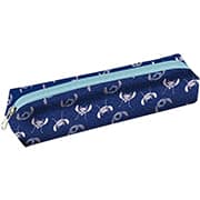 Estojo escolar em poliéster Stitch Disney,Roxo 5197 DAC - PT 1 UN