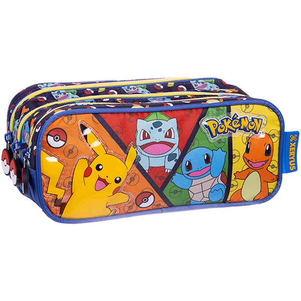 Estojo escolar triplo, Pokémon, 13635, Xeryus - PT 1 UN Estojo escolar triplo, Pokémon, 13635, Xeryus - PT 1 UN
