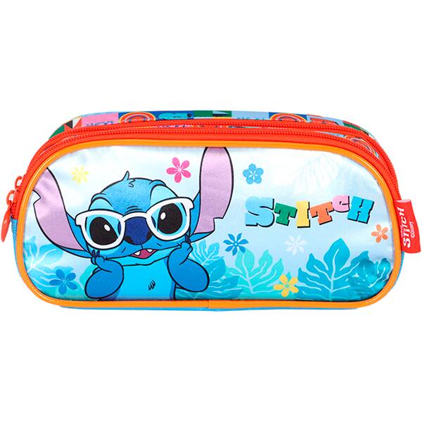 Estojo escolar em poliéster Stitch, Disney, Azul, EI42394SC0200U, Luxcel - PT 1 UN Estojo escolar em poliéster Stitch, Disney, Azul, EI42394SC0200U, Luxcel - PT 1 UN