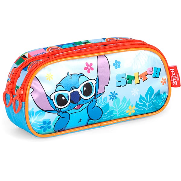 Estojo escolar em poliéster Stitch, Disney, Azul, EI42394SC0200U, Luxcel - PT 1 UN Estojo escolar em poliéster Stitch, Disney, Azul, EI42394SC0200U, Luxcel - PT 1 UN