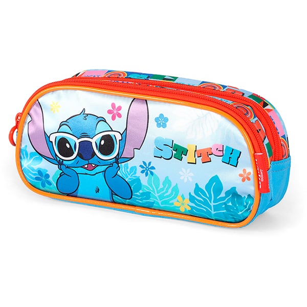 Estojo escolar em poliéster Stitch, Disney, Azul, EI42394SC0200U, Luxcel - PT 1 UN Estojo escolar em poliéster Stitch, Disney, Azul, EI42394SC0200U, Luxcel - PT 1 UN