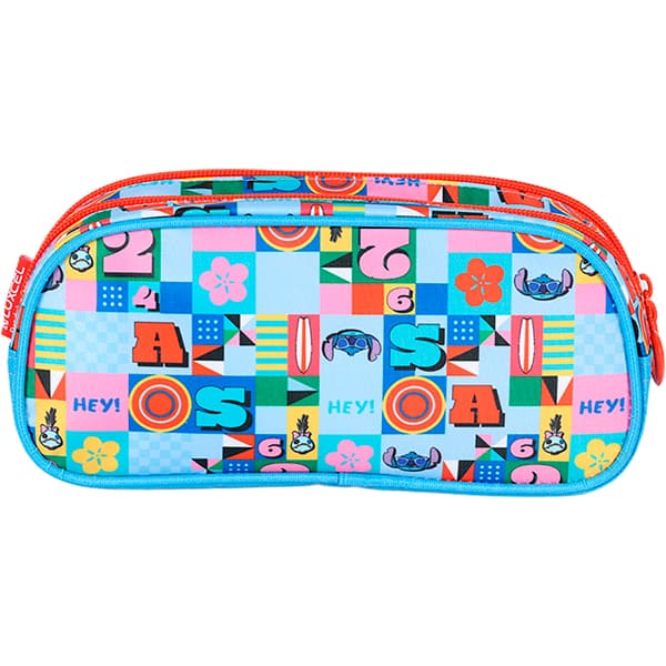 Estojo escolar em poliéster Stitch, Disney, Azul, EI42394SC0200U, Luxcel - PT 1 UN Estojo escolar em poliéster Stitch, Disney, Azul, EI42394SC0200U, Luxcel - PT 1 UN