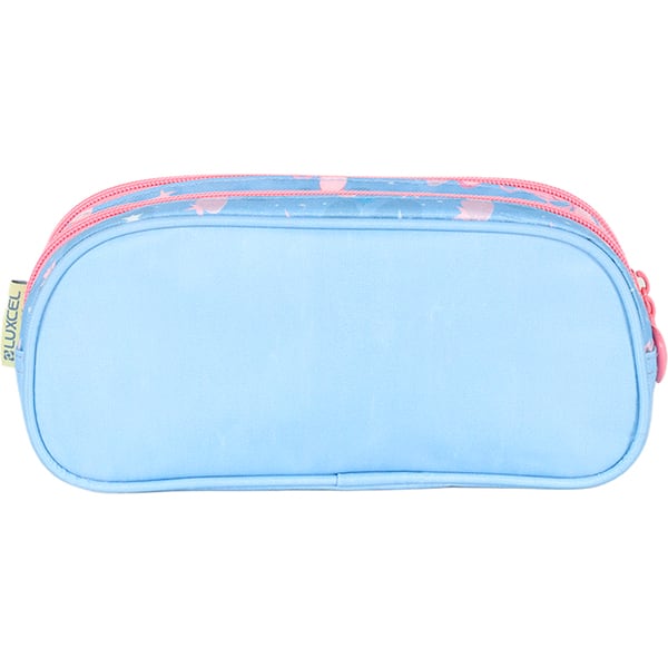 Estojo escolar em poliéster Stitch, Disney, Roxo, Luxcel - PT 1 UN