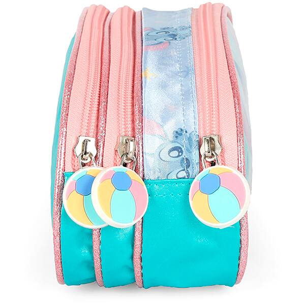 Estojo escolar poli. Stitch turquesa EI42405SC5 Luxcel PT 1 UN Estojo escolar poli. Stitch turquesa EI42405SC5 Luxcel PT 1 UN