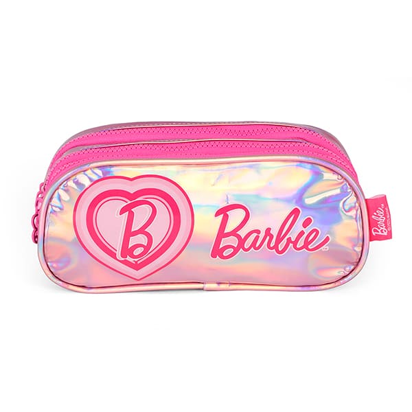 Estojo escolar em poliéster, Barbie, EI42725BB0, Luxcel - PT 1 UN