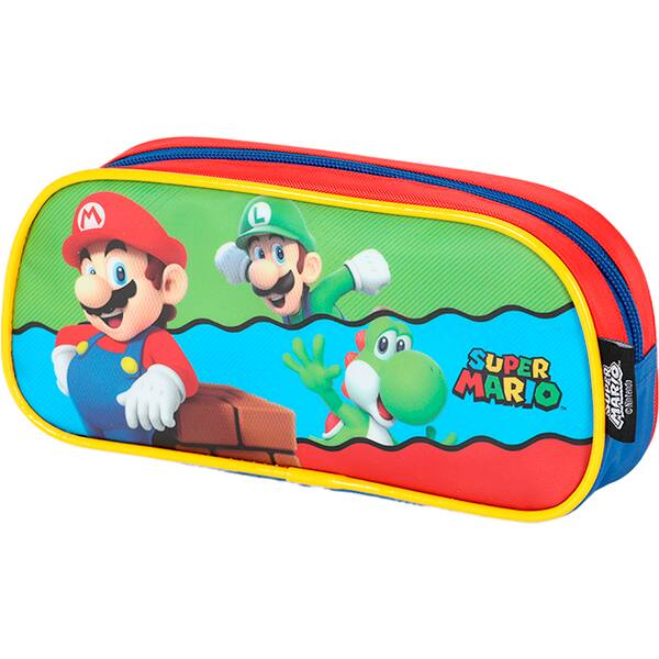 Estojo escolar em poliéster, Mario Bros, EI42534MO0, Luxcel - PT 1 UN Estojo escolar em poliéster, Mario Bros, EI42534MO0, Luxcel - PT 1 UN