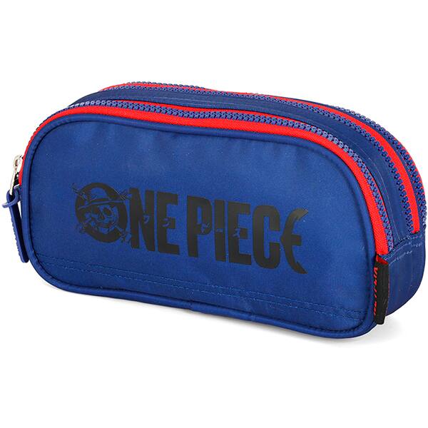 Estojo escolar em poliéster One Piece, Azul, ET49806OP0200U, Luxcel - PT 1 UN Estojo escolar em poliéster One Piece, Azul, ET49806OP0200U, Luxcel - PT 1 UN